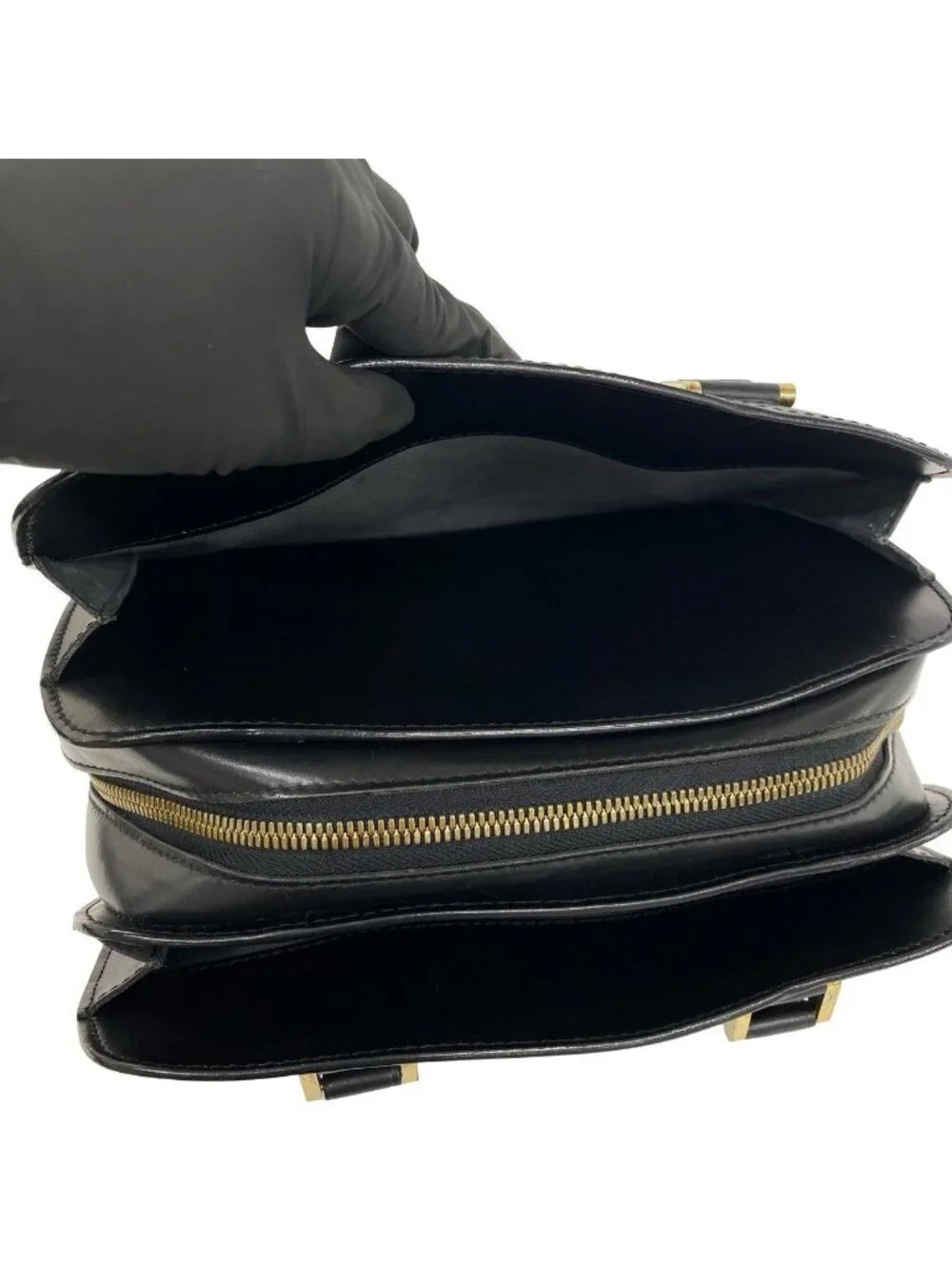 Louis Vuitton Vintage Pont Neuf Epi Leather Handle Mini Tote Bag Noir Black